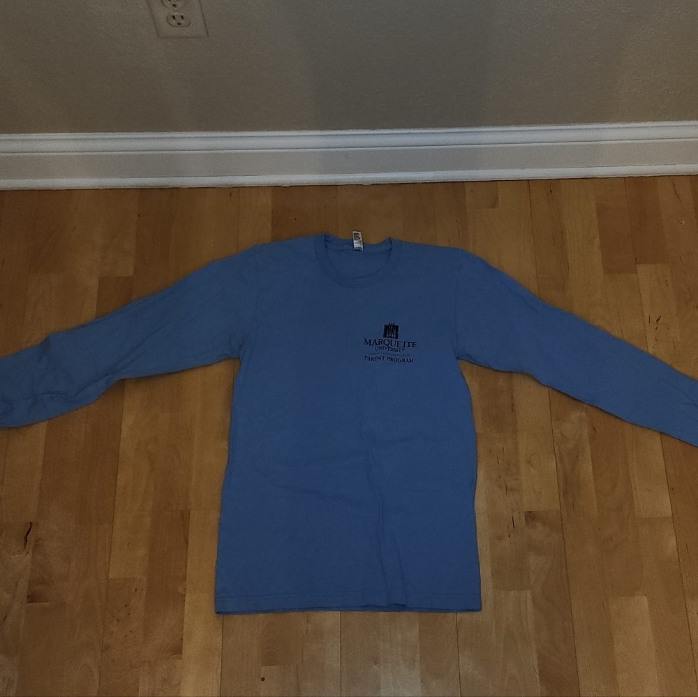 2013 Marquette University Family Weekend Staff Baby Blue Long-sleeve T-Shirt